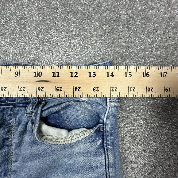 American Eagle Next Level Stretch Hi-Rise Jegging Womens 8 (28x28) Denim Blue - Picture 2 of 11